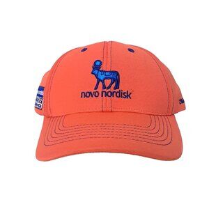 Cavallino Novo Nordisk Chip Ganassi Racing Hat Cap Orange Strap Back Adult NWT'S